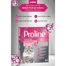 Esplendor Aktif Karbon Granüllü & Bebek Pudrası Kokulu Bentonit Kedi Kumu 6 Litre