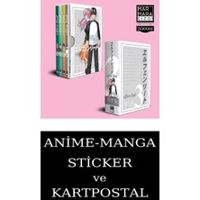 Marmara Çizgi Elfen Lied 9-10-11-12 (Kutulu) Manga Seti (4 Kitap) / Anime-Manga Sticker ve Kartpostal Hediyeli