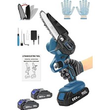 Esplendor Alman 88 V 5 Ah Çift Akülü Dal Kesme 10 cm Palalı Budama Testere Bıçkı Makinesi Çantalı - ST0518R215400163