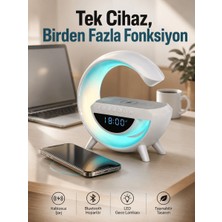 Str Store Android Uyumlu Akıllı Bluetooth Hoparlör Kablosuz Şarj Cihazı Standı