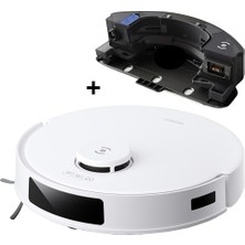 Esplendor Ecovacs Deebot N20 Pro Akıllı Robot Süpürge, 8000PA Emiş Gücü, 2'si 1 Arada Süpürme ve Paspaslama