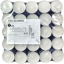 Esplendor 100 Tealight Mum Kokusuz Ev Tatil Parti Dekoru Glımma