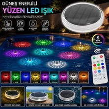 Esplendor Güneş Enerjili Yüzen Havuz LED Işığı 9 Renk Kumandalı Su Geçirmez Dekoratif Havuz Lambası          [enerji Sınıfı A+]