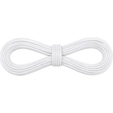 Esplendor 20 Metre Pvc Kaplı Çelik Çamaşır Ipi Paslanmaz Dayanıklı Çok Amaçlı Çamaşır Asma Teli Balkon Bahçe Kamp Ev Depo ve Dış Mekan Kullanımı Için Güçlendirilmiş Çelik Tel (Beyaz)