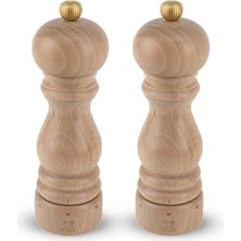 Esplendor 2/23386 Paris Karabiber ve Tuz Değirmeni Ahşap, Doğal, 5,7 x 5,7 x 18 cm
