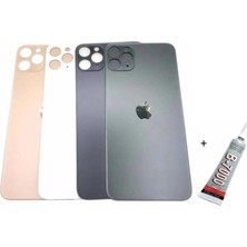 Marka Kolik iPhone 13 Pro Uyumlu Arka Batarya Pil Kapağı Köknar Yeşili (B7000 15 ml Yapıştırıcı)