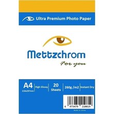 Esplendor A4 Parlak Fotoğraf Kağıdı 20 Sayfa 260 gr 20 x 30 cm