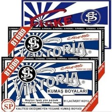 Esplendor Viktoria Kumaş Boyası Lacivert Koyu, 2 Paket + Fiske Sabitleme 1 Paket