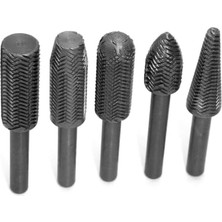 Esplendor Aee® 5 Parça Metal Törpüleme ve Demir Aşındırma Uç Seti – Matkap Uyumlu Döner Törpü Uçları, Ahşap Metal ve Yumuşak Malzemeler Için Farklı Şekillerde Freze ve Aşındırma Seti