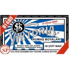 Viktoria Kumaş Boyası 49 Çivit Mavi