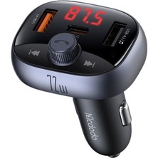 TeknoKapsül Mcdodo CC-5950 Cargo Serisi 72W Bluetooth Fm Vericili Araç Şarj Cihazı