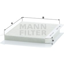 Mann Filter Polen Filtresi Fiat Bravo 1.6 D / 1.6 Jtd 46723435 Cu 2422