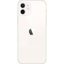 Soi Home iPhone 12 Mini Uyumlu Arka Pil Kapağı Beyaz Soı