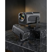 TeknoKapsül Taşınabilir Game Projektör 1080P 4K Çift Kollu Uuczzzprojeksiyongameboxx1