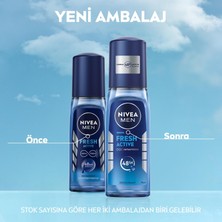 Str Store Men Erkek Pump Sprey Deodorant Fresh Active 75ML, Ter ve Ter Kokusuna Karşı 48 Saat Koruma,alüminyum Içermez