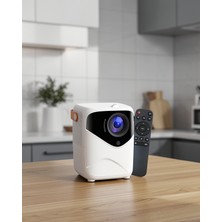 TeknoKapsül Taşınabilir Akıllı Projektör 1080P Hd Xuczzzprojeksiyon
