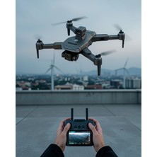 TeknoKapsül Katlanabilir Gps Destekli Akıllı Drone 4K Kamera Uzun Uçuş Süresi ve Engel Algılama Özellikli