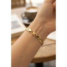 Ematcrt Xuping Gold Renk Yılan Zincir Model Kadın Bileklik - Lisinya