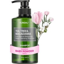 Str Store Sorunlu Saç Derisine Özel Şampuan Tea Tree & Macadamia Deep Cleansing Shampoo (Baby Powder)