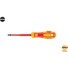 Şanal Ceta Form Slimline 4 x 100 mm 1000 Volt Vde Izoleli Düz Tornavida G01S-040-100