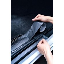 Str Store 3D Karbon Fiber Görünümlü Araç Koruma Bandı Çizik Önleyici 5cm x 5mt