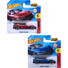 Hot Wheels Ferrarı 12CILINDRI - 2 Li Set (Kırmızı-Mavi)