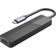 Esplendor Orico Type-C Bağlantılı PD55W 2 USB Portlu HDMI Type-C Tf/sd Docking Station Siyah