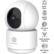Str Store NTL-IP15-3MP Akıllı Ev Kamerası, Çift Yönlü Ses, Gece Görüş, Iç Mekan Kamera