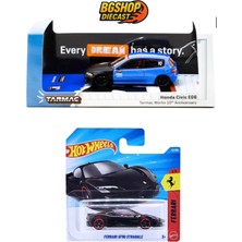 Hot Wheels Ferrarı SF90 Stradale - Tarmac Works 1/64 Honda Civic Eg6 Tarmac Works 10TH Anniversary - HOBBY64