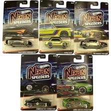 Hot Wheels Neon Speeders 5li Set (2025)