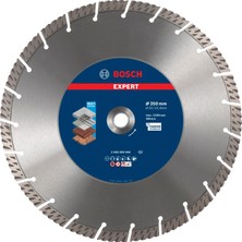 Şanal Bosch Professional 1x Expert Multimaterial Elmas Kesme Diskleri (Beton, Donatılı Beton, Tuğla, Yumuşak Taş, Ø 350 Mm, Aksesuar Tezgah Daire Testeresi, Motorlu Testere)
