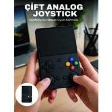 Skygo 3.5 Inç IPS Ekran Retro Oyun Konsolu 64GB Dahili Hafıza Çift Analog Joystick Taşınabilir El Konsolu