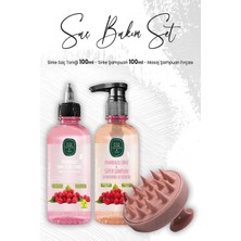 Esplendor Eyüp Sabri Tuncer Sirke Frambuazlı Şampuan 100 Ml, Saç Toniği 100 ml ve Masaj Şampuan Fırçası Pembe
