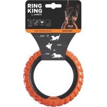 Str Store Ring King Köpek Oyuncağı Single Turuncu/siyah