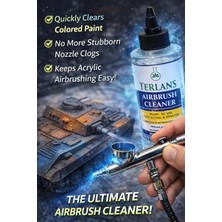 Str Store Airbrush Temizleyici 250 ml | Akrilik Boya Için Hızlı ve Derin Temizlik | Airbrush Cleaner