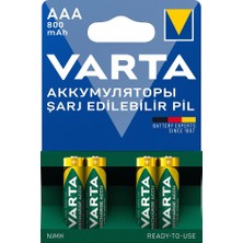 TeknoKapsül 800MAH Aaa Şarj Edilebilir 4'lü Pil