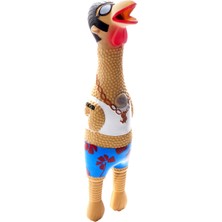Esplendor Outward Hound Petstages 69501M Earl - Lateks Tavuk - Squeaker ile Köpek Oyuncak - L, Çok Renkli, 1 Adet