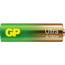 TeknoKapsül G-Tech Lr6 Aa Boy Ultra Alkalin Kalem Pil 12'li Paket GP15AU-VS12