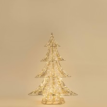 Esplendor Ulu LED Işıklı Ağaç Dekor 98 cm Altın