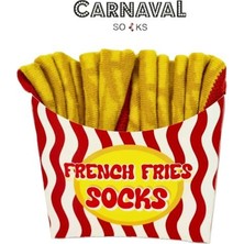 TeknoKapsül Carnaval Socks Tekli Patates Kızartması Çorap
