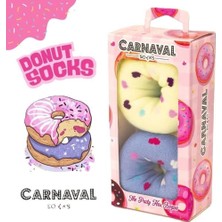 TeknoKapsül Carnaval Socks 2'li Donut Çorap