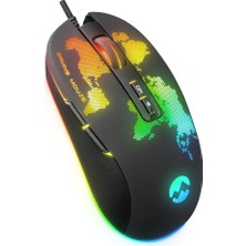 TeknoKapsül GX69 Javelin 4800 Dpı Rgb Gaming Oyuncu Mouse Kablolu Oyun Kullanımı Için Tasarlandı