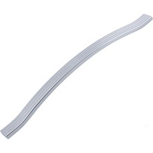 Myg Plus Akasya Krom Gümüş Çizgili Metal Mobilya Kulpu 288 mm Vida Aralığı Paslanmaz Sağlam Kulpları Kulbu