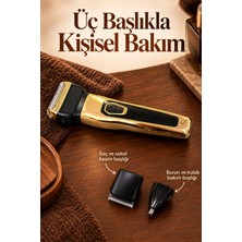 Mabelme Store Erkek Bakım Seti Kablosuz Kullanımlı Üç Başlıklı - Lisinya