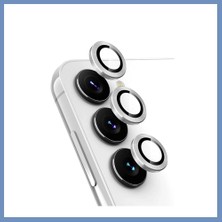 Yuva Izi Samsung Galaxy A34 5g Uyumlu Valdez Metal Kamera Lens - Gümüş Ajs