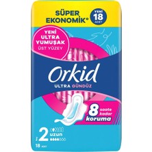 TeknoKapsül Ultra Hijyenik Ped Süper Paket Uzun (Boy 2) 18 Ped 8 Saat Koruma ve Ultra Yumuşak Üst Yüzey
