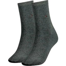 TeknoKapsül Tommy Hilfiger Kadın Çorap 371221-758 Gri