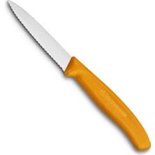 Esplendor Victorinox Tırtıklı Soyma Bıçağı 8 cm Turuncu