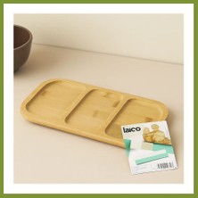 Bezos Bambu 3 Bölmeli Sunum Tepsisi 25X14 cm Vlr