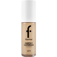 Esplendor Flormar Perfect Coverage Yüksek Pigmentli & Yarı Parlak Bitişli SPF15 Fondöten